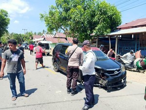 Gagal Salip Truk, Pelajar di Majene Tewas Tabrakan dengan Avanza
