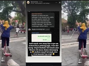 Video: Di Balik Momen Kocak Ibu-ibu Fitnes Saat Ada Demo di Purwodadi