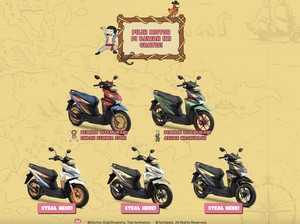 Honda BeAT Edisi One Piece Bisa Didapat Gratis, Berapa Harganya?