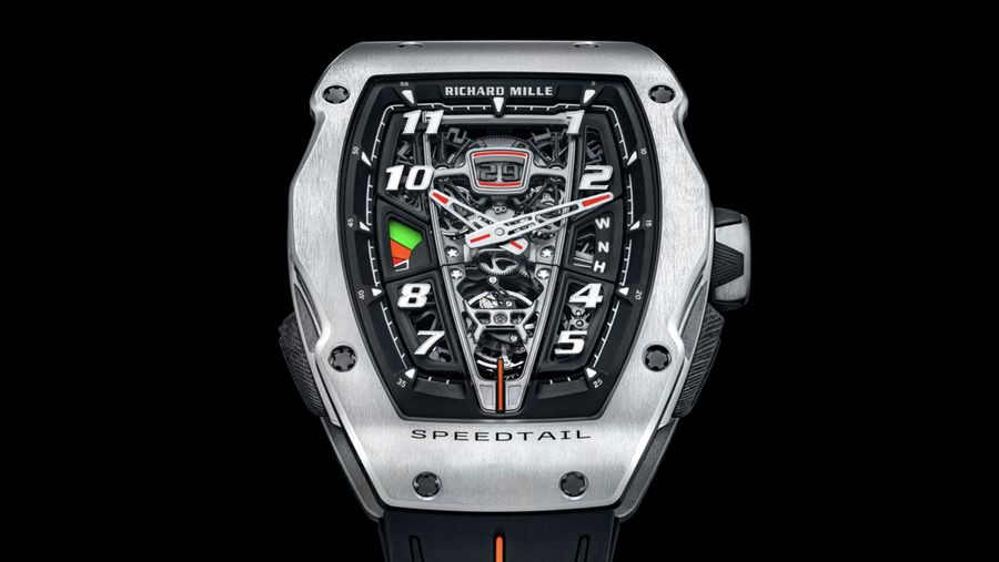Jam tangan merk Richard Mille Automatic Tourbillon McLaren Speedtail RM 40-01 milik Ahmad Sahroni. (Dok. Richard Mille)