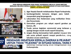 Video: Mendagri Tito Ingatkan Pejabat Publik Untuk Tidak "Flexing"