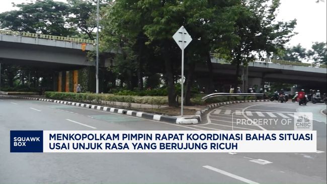 Video: Menkopolkam Pimpin Rapat Bahas Situasi Usai Demo Yang Ricuh