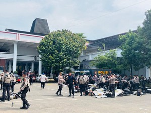 1.000 Personil Gabungan Siaga Amankan Unjuk Rasa di Gedung DPRD Bengkulu