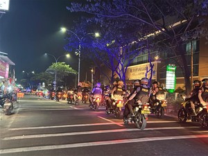 Polri-TNI Patroli Skala Besar Awasi Titik Keramaian di Kota Serang