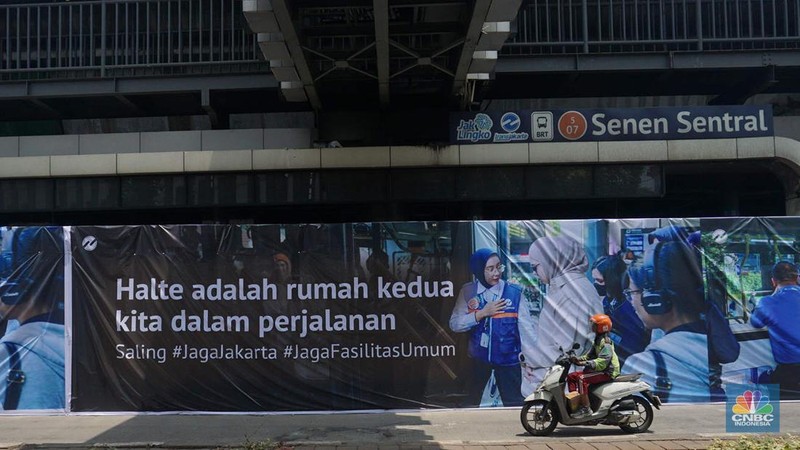 Suasana di kawasan Kwitang, Jakarta Pusat, mulai berangsur normal pada Selasa (2/9/2025) siang. (CNBC Indonesia/Muhammad Sabki)
