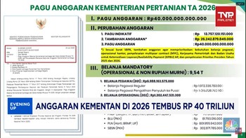 Video: Anggaran Kementan di 2026 Tembus Rp 40 Triliun