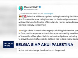 Video: Belgia Siap Akui Negara Palestina