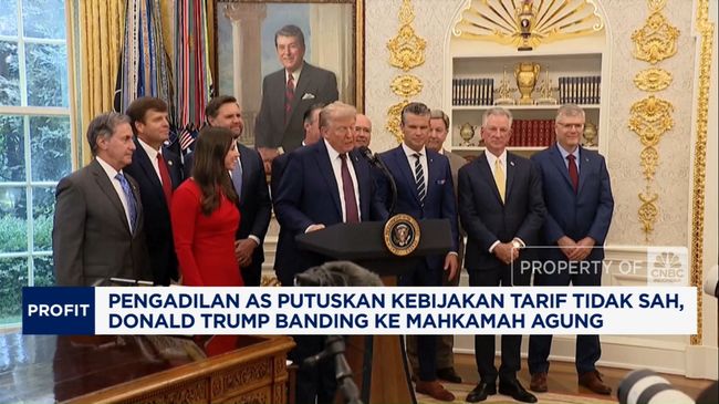 Video: Pengadilan AS Putuskan Kebijakan Tarif Tidak Sah, Trump Banding