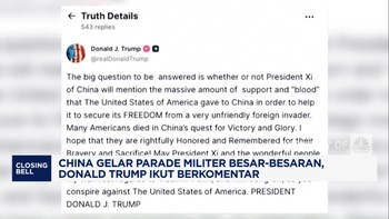 Video: China Gelar Parade Militer Besar-besaran, Trump Komentar Ini