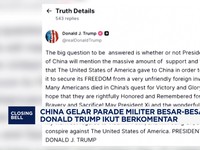 Video: China Gelar Parade Militer Besar-besaran, Trump Komentar Ini