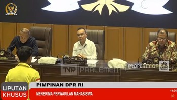Video: Pimpinan DPR RI Temui Mahasiswa, Ketua BEM UI Tuntut Hal Ini
