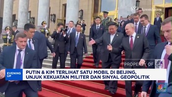 Video: Putin & Kim Jong Un Terlihat Satu Mobil di Beijing