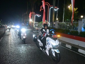 Walkot Jambi dan Wakilnya Gelar Patroli Malam, Pastikan Daerah Aman