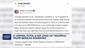 Video: Trump Komentari Pertemuan Xi Jinping, Putin, & Kim Jong Un