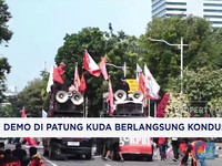 Video: Demo di Patung Kuda Berlangsung Kondusif