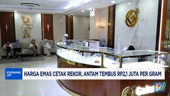Video: Harga Emas Cetak Rekor, Antam Tembus Rp2,1 Juta Per Gram