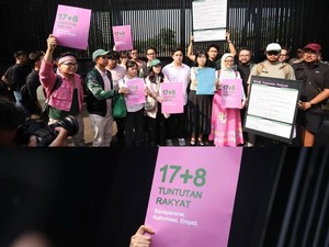 17+8 Tuntutan Rakyat dari Andovi-Jerome dkk dari Media Sosial Dibahas di DPR