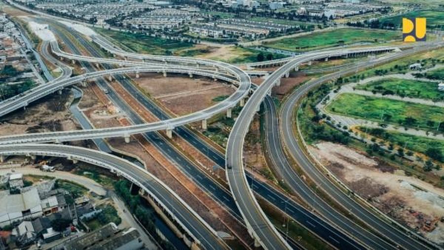 Kementerian Pekerjaan Umum (PU) mendorong percepatan pembangunan Jalan Tol Kamal–Teluk Naga–Rajeg yang akan menjadi salah satu infrastruktur konektivitas dalam pengembangan kawasan utara Kabupaten Tangerang di Provinsi Banten. (Dok. Kementerian PU)