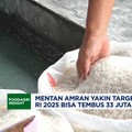 Video: Mentan Amran Pede Target Produksi Beras 2025 Tembus 33 Juta Ton