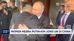  Momen Mesra Putin dan Kim Jong Un di China