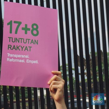 Potret Demo Terbaru, Jerome Polin-Andovi-Abigail Limuria Teriak di DPR