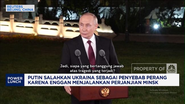 Video: Putin Salahkan Ukraina Penyebab Perang