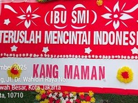 Begini Penampakan Kantor Sri Mulyani Dibanjiri Karangan Bunga