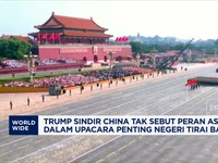 Video: Trump Sindir China Tak Sebut Peran AS di Parade Militer