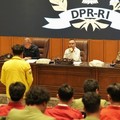 Momen Dasco Temui Mahasiswa Langsung di DPR, Bahas RUU Perampasan Aset