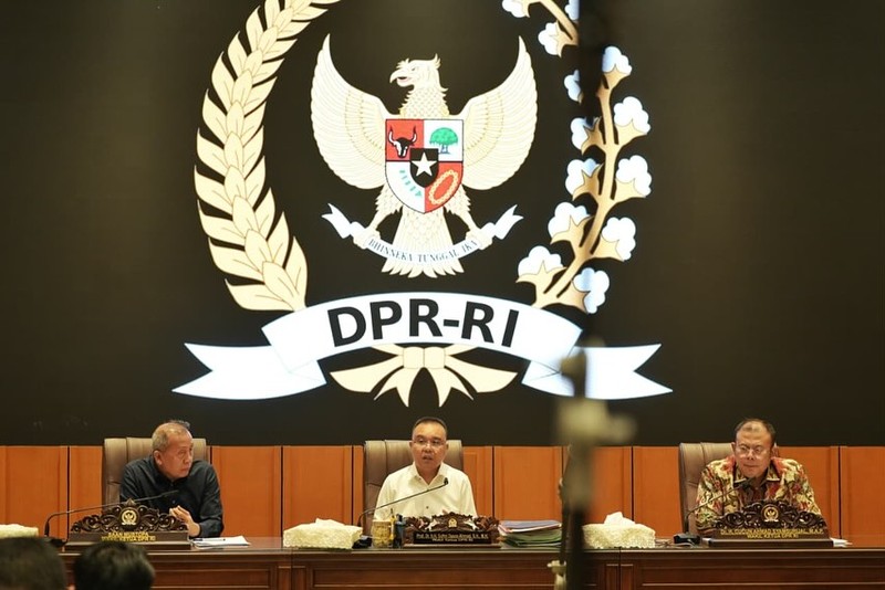 Wakil Ketua DPR Sufmi Dasco Ahmad mengatakan bahwa DPR RI akan membahas mengenai RUU Perampasan Aset usai menyelesaikan revisi UU KUHAP. Dasco menyampaikan hal tersebut usai forum penyampaian aspirasi mahasiswa di gedung DPR, Senayan, Jakarta pada Rabu (3/9/2025). (Instagram/sufmi_dasco)