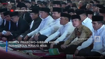 Prabowo-Gibran Hadiri Peringatan Maulid Nabi