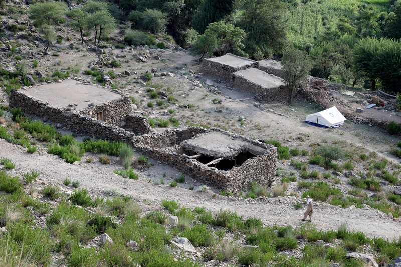 Pasca gempa bumi mematikan di Desa Masud di Distrik Nurgal, Provinsi Kunar, Afghanistan, Kamis (4/9/2025). (REUTERS/Sayed Hassib) Pasca gempa bumi mematikan di Desa Masud di Distrik Nurgal, Provinsi Kunar, Afghanistan, Kamis (4/9/2025). (REUTERS/Sayed Hassib)