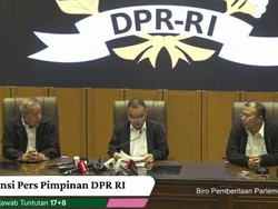 Pimpinan DPR RI Menjawab Tuntutan 17 + 8, Pangkas Sejumlah Tunjangan