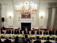 Potret Trump Kumpul Bareng Bos-Bos Raksasa Teknologi Dunia