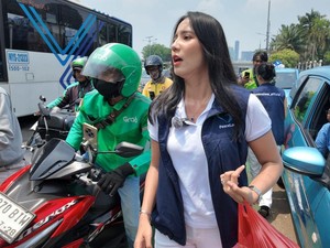 Diva Andzani Jadi Tempat Curhat Ojol Saat Turun ke Jalan