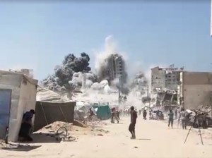 Video Serangan Udara Israel di Gaza Tewaskan 62 Orang