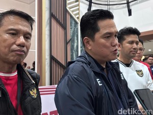Kata Erick Thohir Soal Adrian Wibowo dan Mees Hilgers