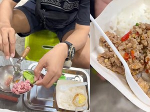 Unik! Di Pasar Malam Thailand Ada Permainan Masak-masakan