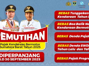 Pemutihan Pajak Sumbar Diperpanjang hingga 30 September 2025, Simak Caranya!