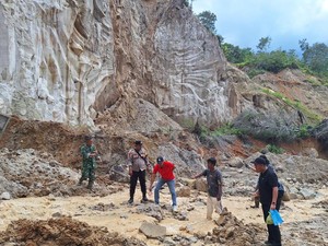 3 Pekerja Tewas Tertimpa Longsor di Tambang Batu Padas Asahan