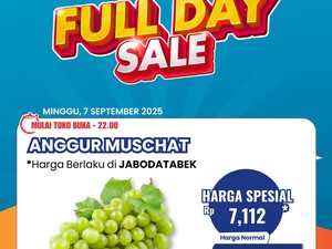 Ada Obral Anggur Muscat di Transmart Full Day Sale, Harga Jadi Semurah Ini