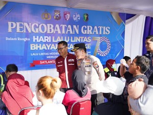 Aksi Peduli Polisi Bojonegoro Jelang Hari Lalu lintas Bhayangkara