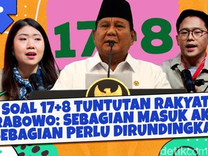 Soal 17+8 Tuntutan Rakyat, Prabowo: Sebagian Masuk Akal, Sebagian Perlu Dirundingkan