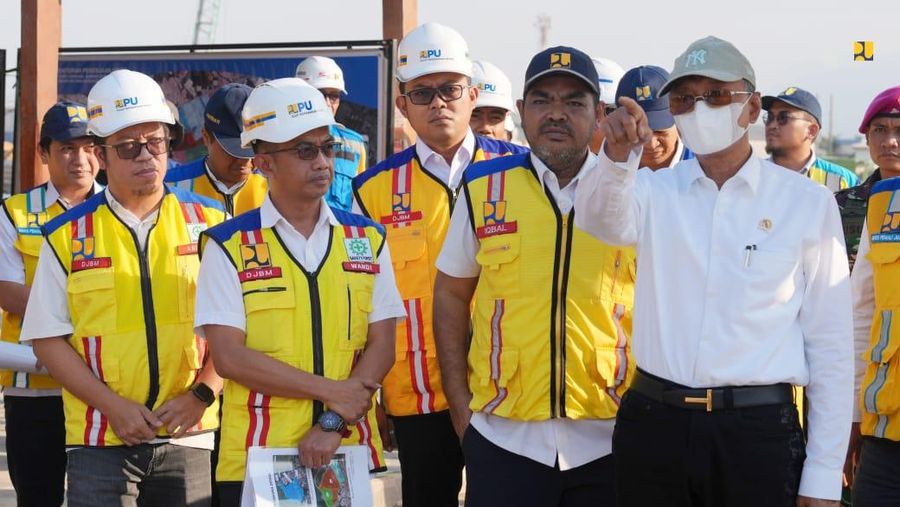 Menteri Dody Dorong Percepatan Tol Semarang–Demak Seksi 1 Kaligawe - Sayung. (Dok. Kementerian PU)