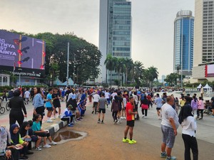 CFD Jakarta Pagi Ini Ramai, Warga Lega Kondisi Kembali Normal