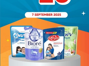 Cuma di Transmart Full Day Sale, Sabun Mandi-Cuci Piring Semurah Ini