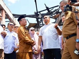Cek Pasar Payakumbuh Usai Terbakar, Andre Rosiade: Insyaallah 2026 Dibangun Lagi