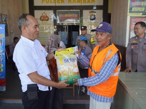 Warga di Rohul Antusias Sambut Bazar Pangan Murah, Beras 800 Karung Ludes