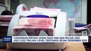 Video: Cadev China Melonjak Jadi USD 3,32 Triliun,Tertinggi Sejak 2015