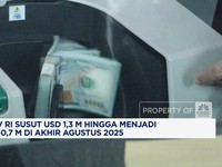 Video: Cadev RI Susut USD 1,3 Miliar di Agustus 2025